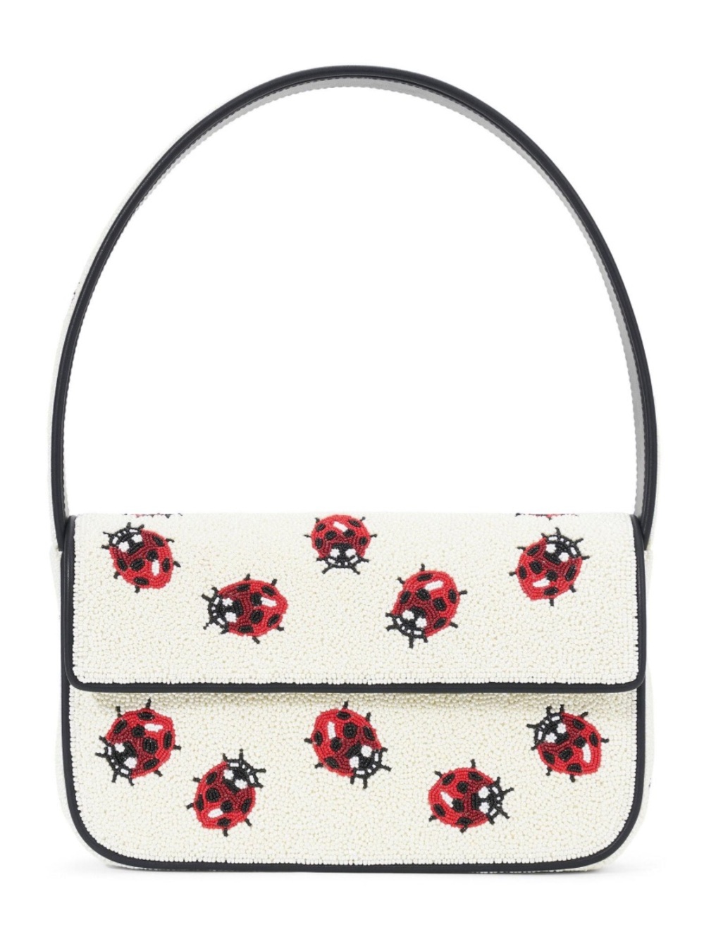 LIKE NEW STAUD Tommy Beaded Bag, Lady Bug
